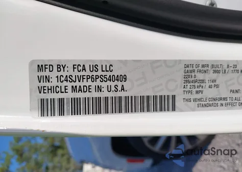 2023 Jeep Grand Wagoneer Series Ii 4X4 from USA, damaged, VIN 1C4SJVFP6PS540409